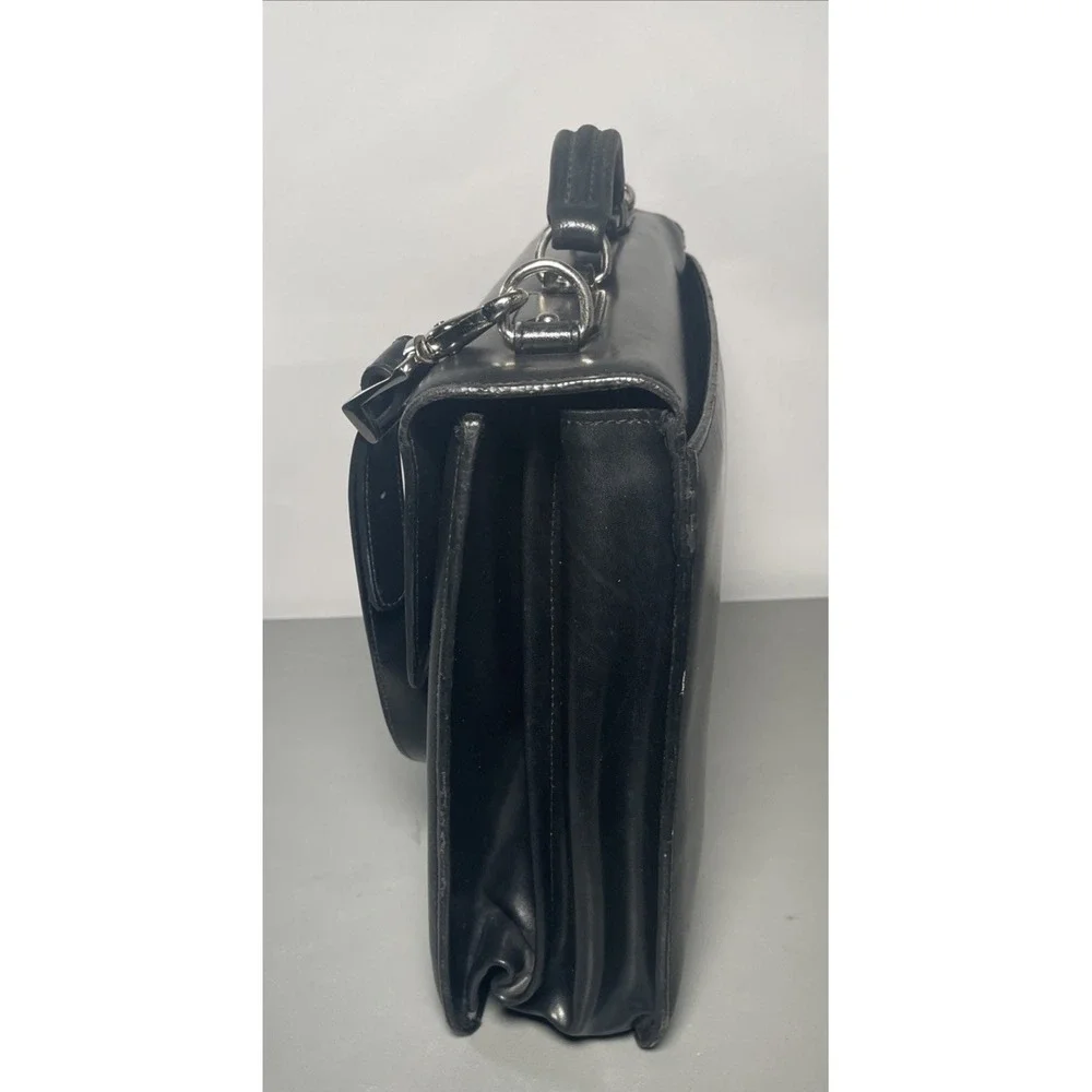 Black Leather Executive Professional Briefcase by Jack Georges